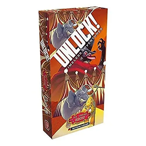 Produit De Marque Space Cowboys | Unlock! – The Noside Show | Jeu Familial | Jeu de Puzzle | 1 à 6 Joueurs | À partir de 10 Ans | 60 Minutes | Allemand
