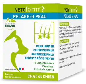Pelage et peau-  chat et chien pot 100 g – VETOFORM Affaire À Saisir