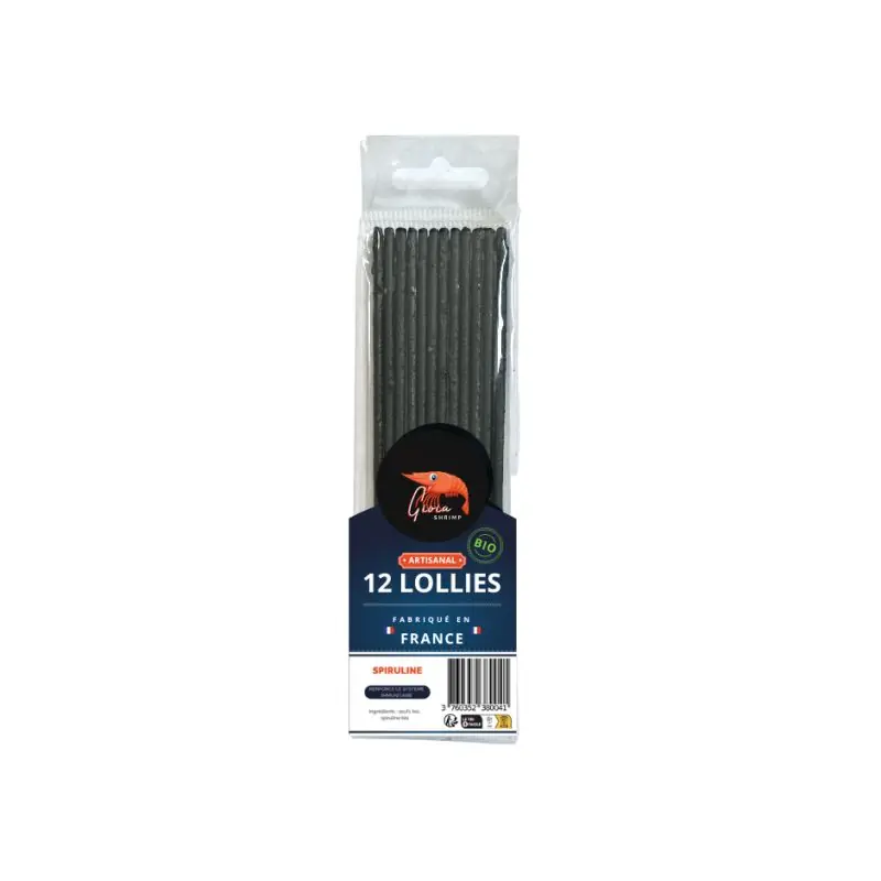 12 lollies spiruline bio pour crevettes Nouvelle Collection