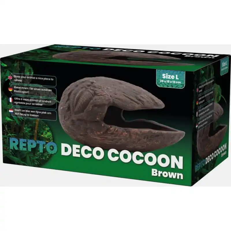 Abri reptiles déco oeuf brun s Promotion Saisonnière