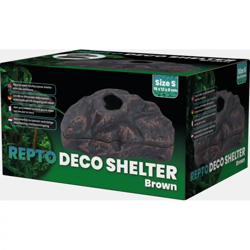 Abri reptiles déco brun s Offre Spéciale