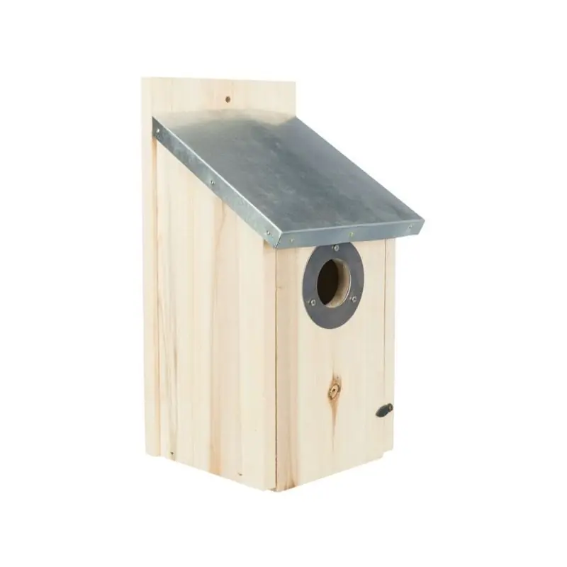 /Nichoir pour étourneaux pin 18x31x16cm/45cm Garantie Incluse