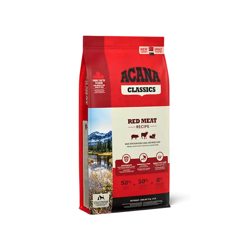 ACANA CLASSICS DOG Croquettes RED MEAT Tendance